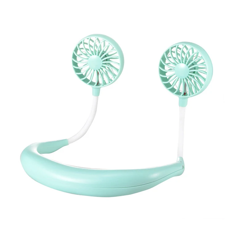 Портативный и переносной мини-USB-подвесной вентилятор со светодиодной подсветкой
