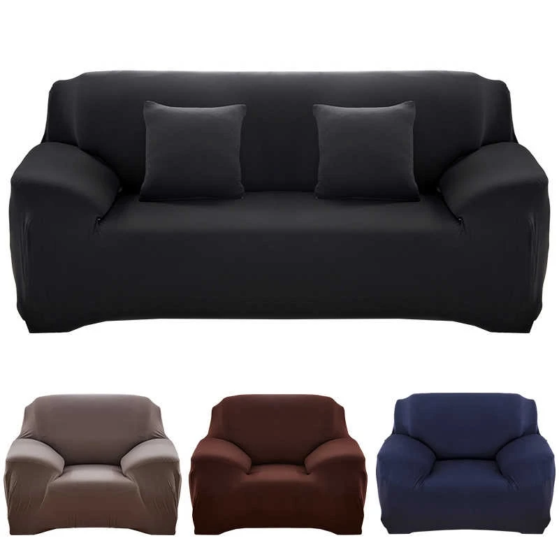 
Multi-color Soft Protective Sofa Covers For Furniture Sectional Sofas Couch Cover Fitted Slip Sofa Cover 