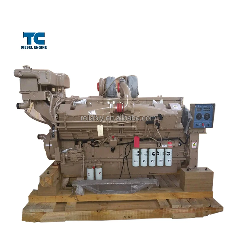 Генератор Cummins для морских двигателей 1000 кВт 1100 кВт K50-DM KTA50 1291 кВт 1730 л.с. для двигателя Cummins