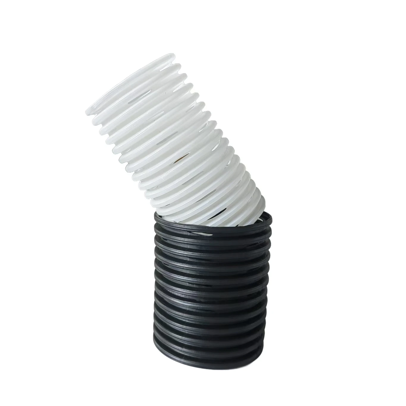 4 inch Perforated Corrugated drainage pipes have good flexibility and bending capacity for landfill drainage system