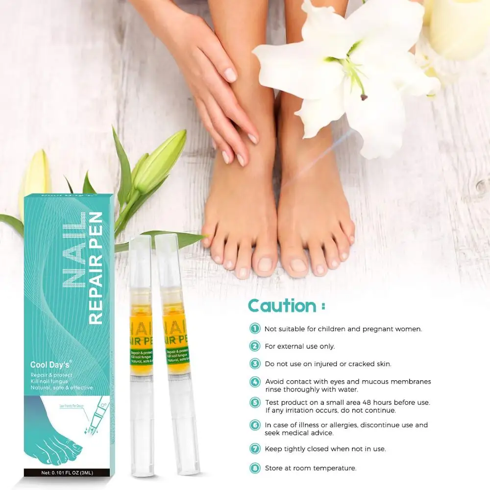 2PCS Nail Treatment From Fungus on Feet and Hand Disinfection Nail Fungal Treatment Oil Pen Manicure Treatment Tools