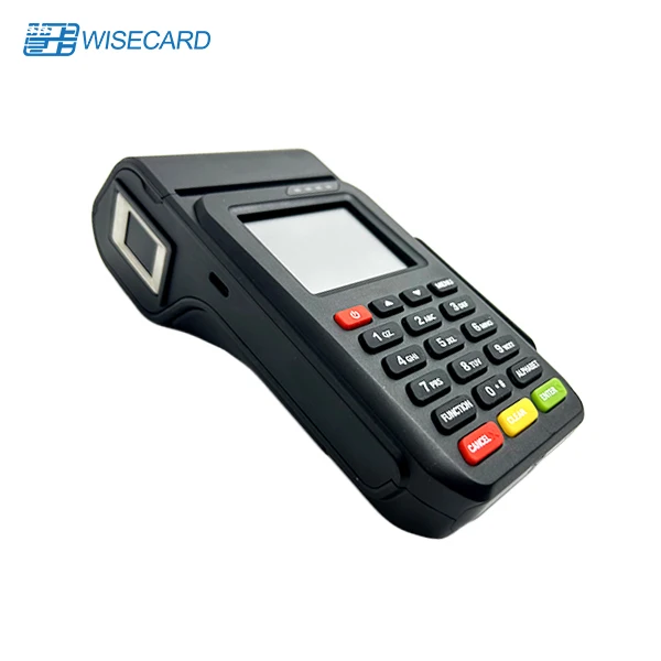 Wisecard T50 портативная прочная Линукс POS-машина с QR-кодом сканером 2G/4G/WiFi смарт-терминал функцией принтера