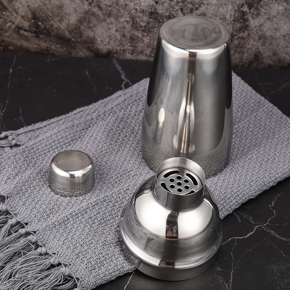 Factory Direct 550ML 18OZ Stainless Steel Cocktail bar Tool Set Metal Shaker