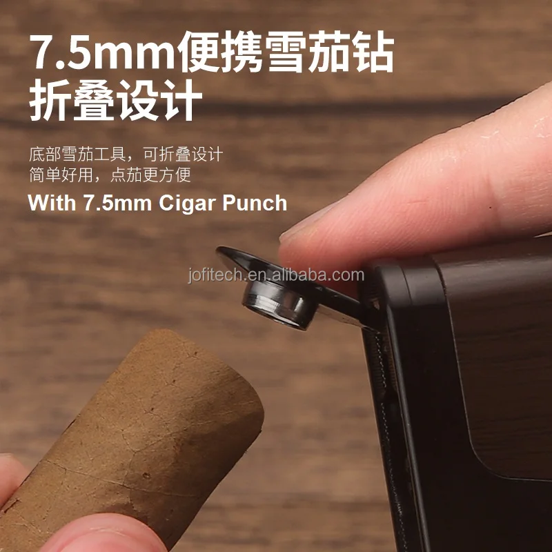 HOT sell Cigar Cigarette lighter Strong windproof Two fires torch lighter with cigar Punch