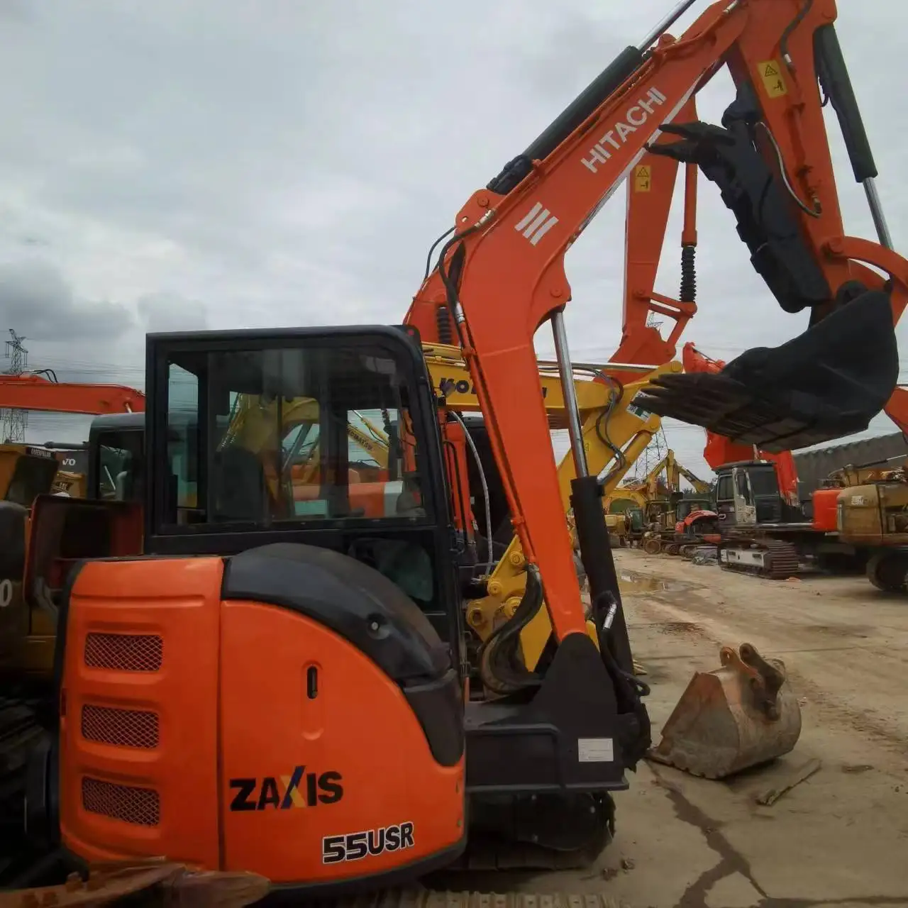 Hitachi ZX55 Used Crawler Excavator 5.5TON Second Hand Digger Hitachi ZAXIS 55 Factory stock MINI excavator