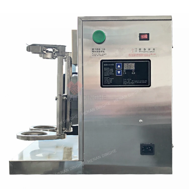 Electric Bubble Boba Milk Tea Shaker Commercial Double Cups Milk Tea Shaking Machine for Bar Equipment