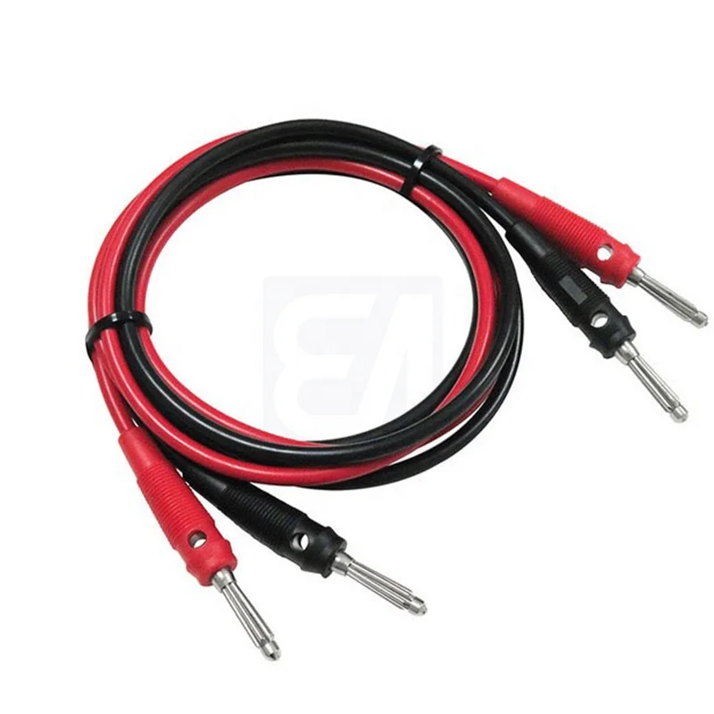 Double-ended Nickel Plated 4MM Banana Plug Flexible Wire Safety Test Lead