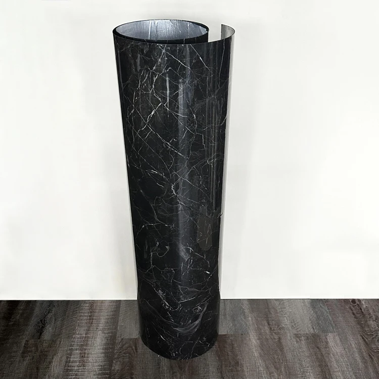 Hot selling 1.2m*2.8/3m PVC adhesive marble sheet roll sticker pvc Marble Stone Foam Wall Paper