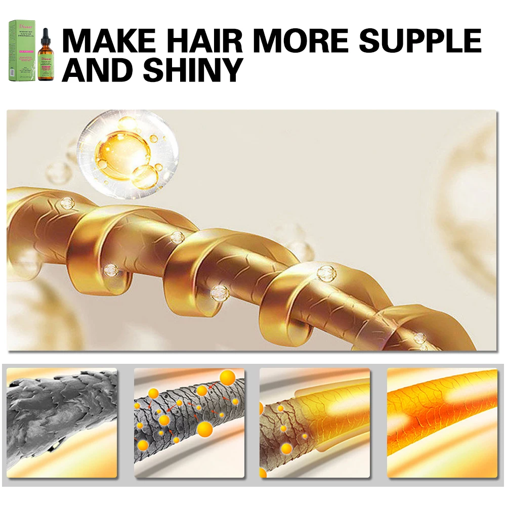 Disaar Wholesale Rosemary Mint Scalp & Hair Strengthening Oil Private Label Rosmary Oil Nourishes Hair Scalp Smooths Split Ends