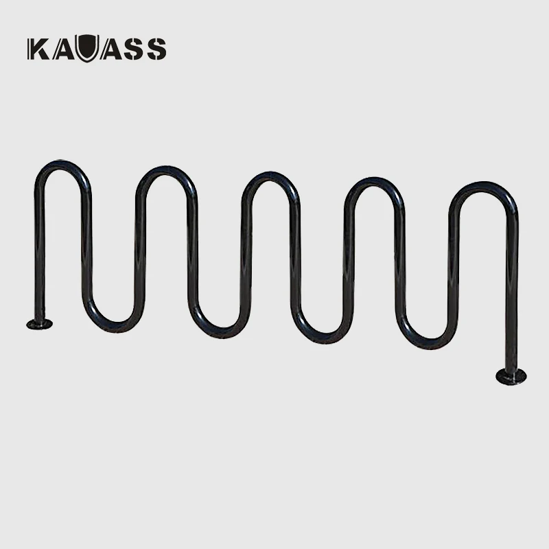 Galvanized Wave Style 11 Bike Parking Racks