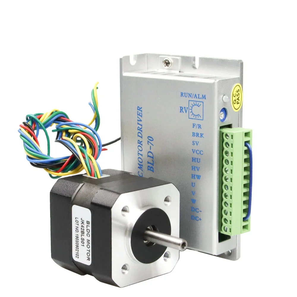 Low Speed 3 Phase 24v 0.24N.m 35w 42mm Customized Shaft 12v 500w 5hp Brushless Dc 48v Lawn Mower Motor