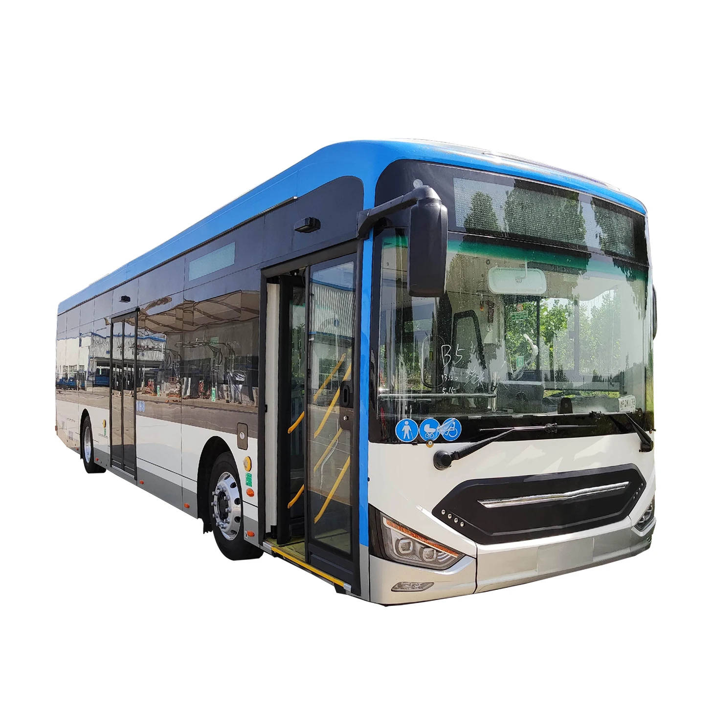 Китайский производитель, 12 м, Новая энергия, мощность аккумулятора 280 кВтч, низконапольный Электрический городской автобус