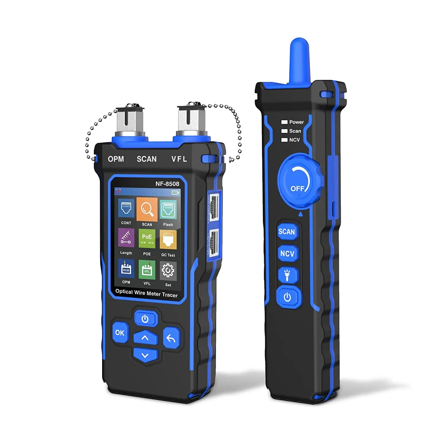 Optical Power Meter VFL ,RJ11 RJ45 Wire Cable Tracer PoE Network Cable Tester for CAT5 CAT6 Toner Ethernet Cable