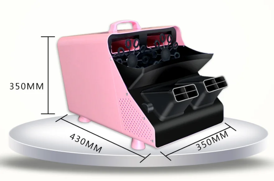 Christmas Party Wedding Flight Case For Club Liquid Stage Fog Smoke Bubble Machine YS-190