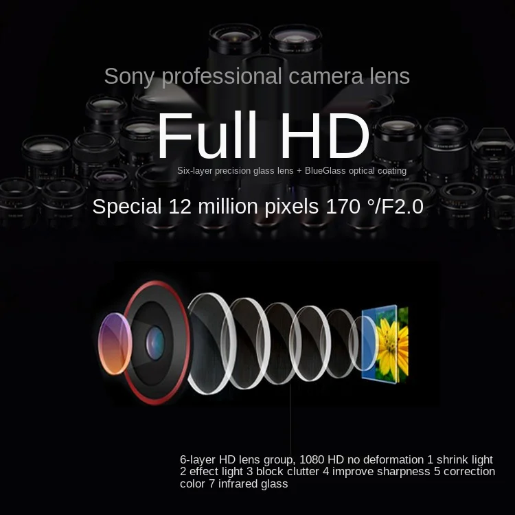 Applicable to 2023 Volvo XC90 hidden tachograph 4K 2160P ultra clear dual recording wiring free