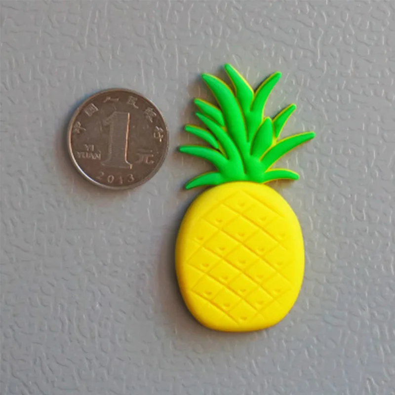 custom PVC fridge magnet 3d  3d refrigerator sticker soft fruit rubber pvc fridge magnets vegetable refrigerator magnets