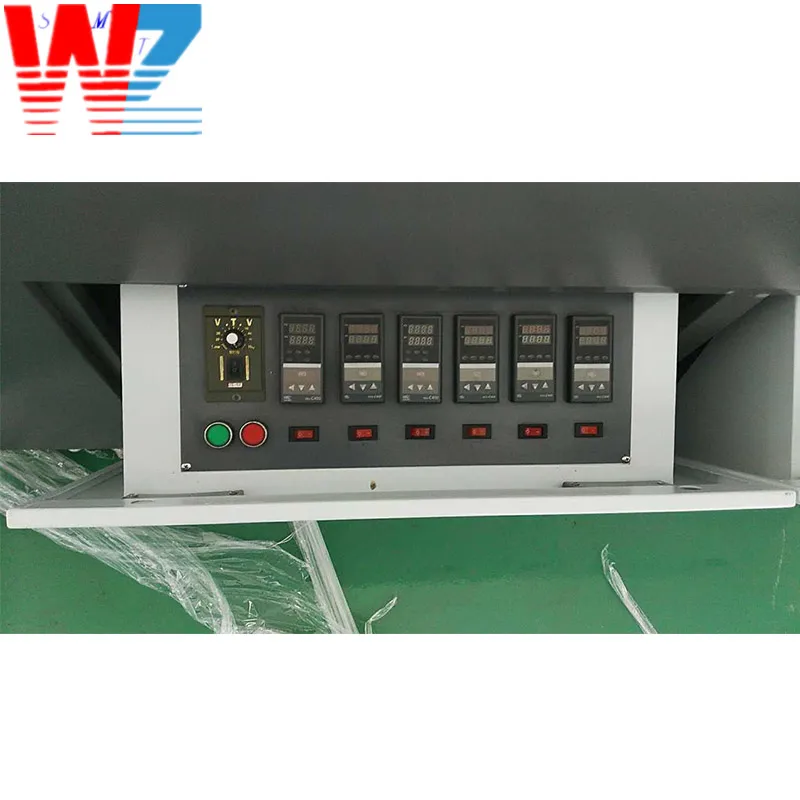 Горячий воздух дешевая печь SMT Reflow 6 зон используется духовка smt profiler для монтажа печатных плат