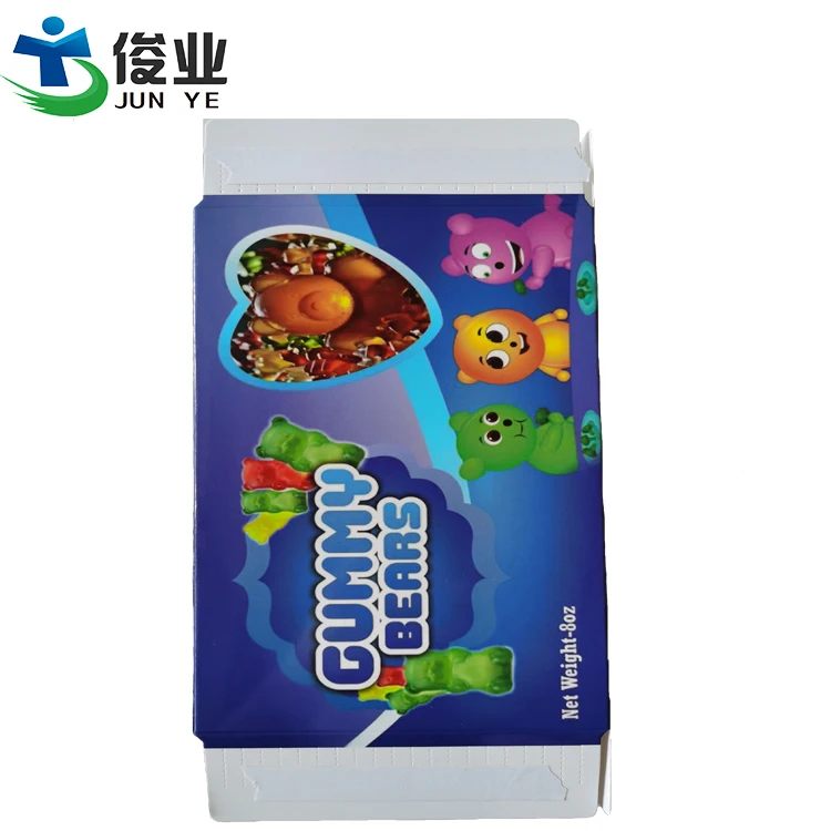 Custom Paper Box for Gummy Bear Candy Packaging