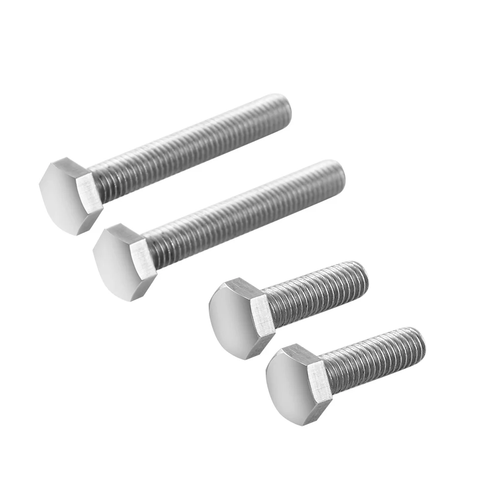 Stainless Steel Hex Head Bolts A4-80 With Nut DIN933 hex bolt with hex nut