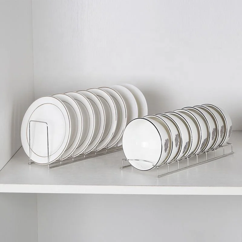 Kitchen Dish Drying Storage Utensils Holder Rack for Dish Plate Bowl Space Saving Countertop Stainless Steel Dish Dryer Rack