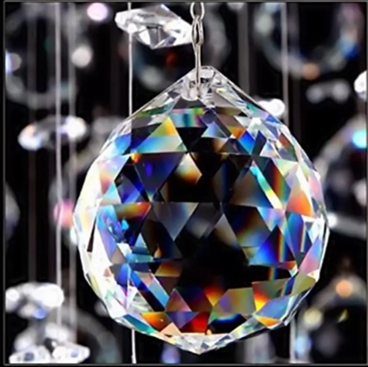 Promotional Door Curtain Glass Bead Curtain DIY Crystal Light Accessories Material Lighting Ball Pendant