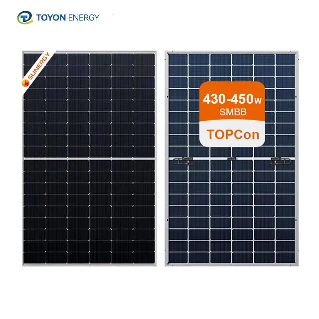 Панель солнечных батарей N-типа 430W/435W/440W/445W/450W/моно солнечная панель PV для жилых систем на крыше