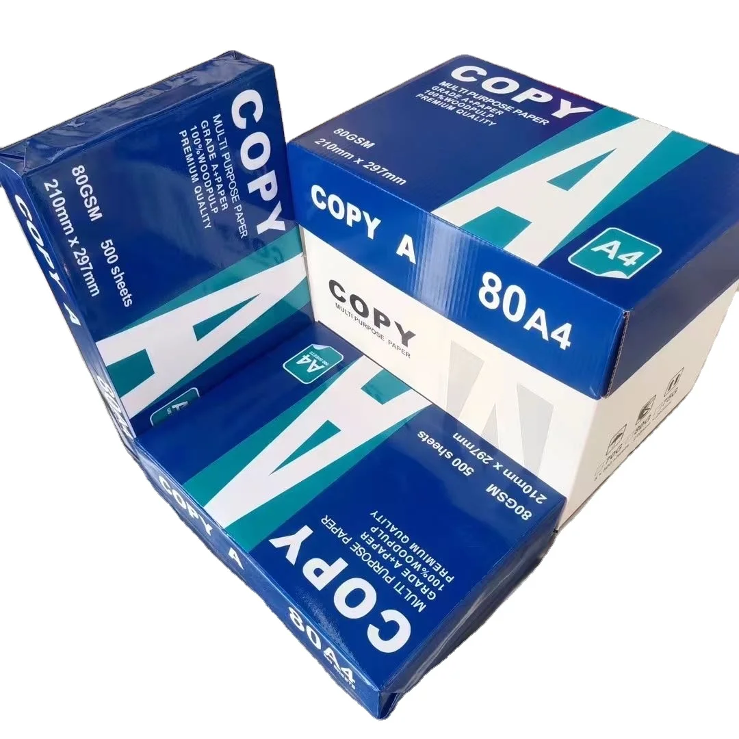 Wholesale best quality customize portable thermal printer 80 grams a4 copy paper for office printing