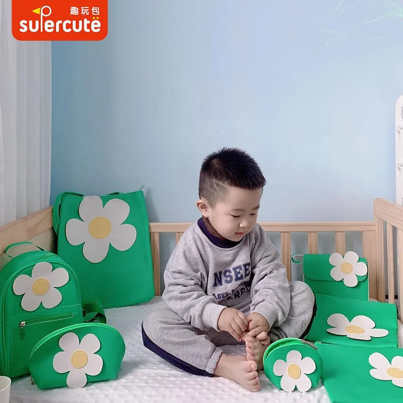 Лидер продаж, комплект из 7 предметов, Сумка через плечо для девочек supercute, сумка для макияжа