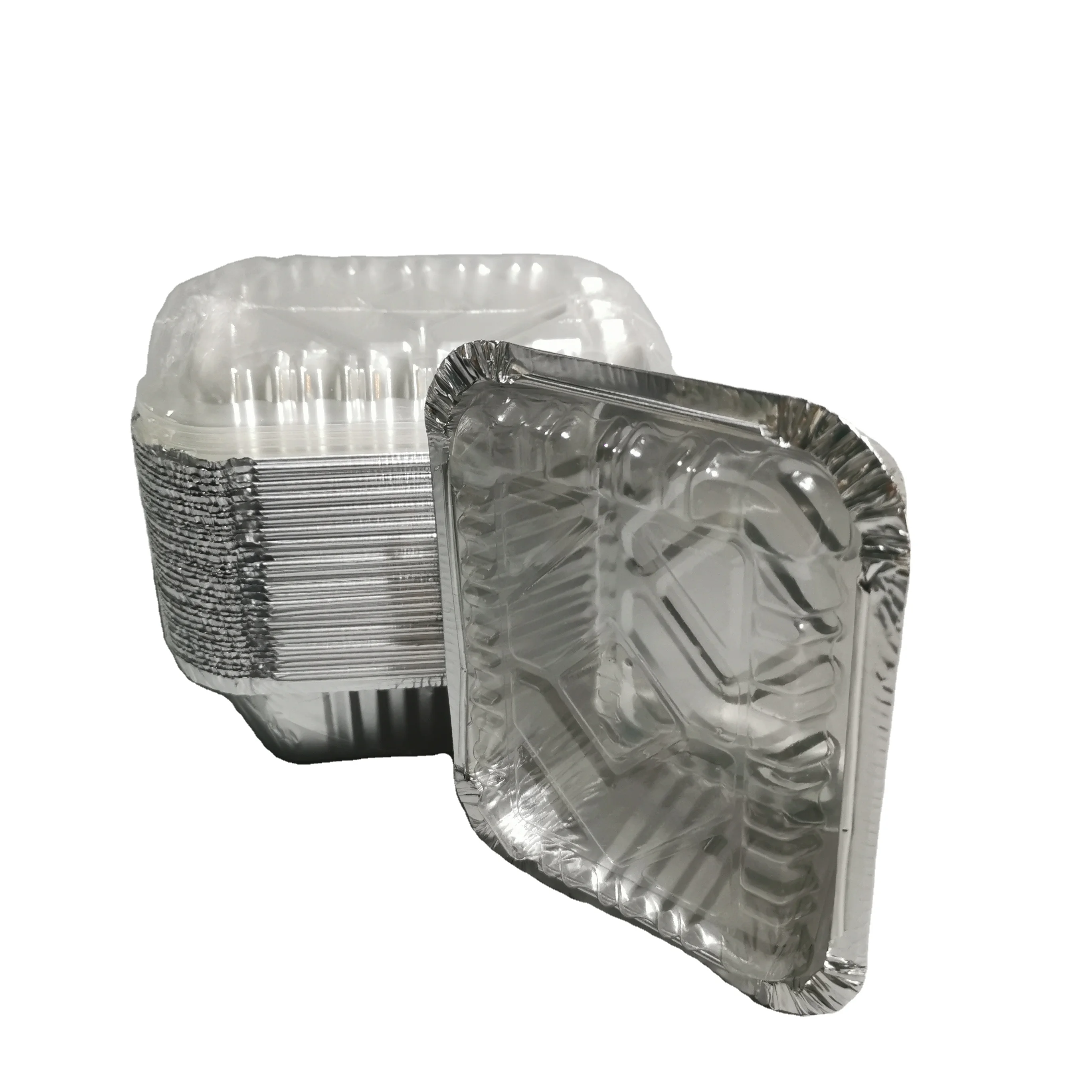 50 упаковок, 35 упаковок, 60 упаковок, 1 фунт, 450 мл, № 2, F1 одноразовый алюминиевый контейнер с пластиковой крышкой