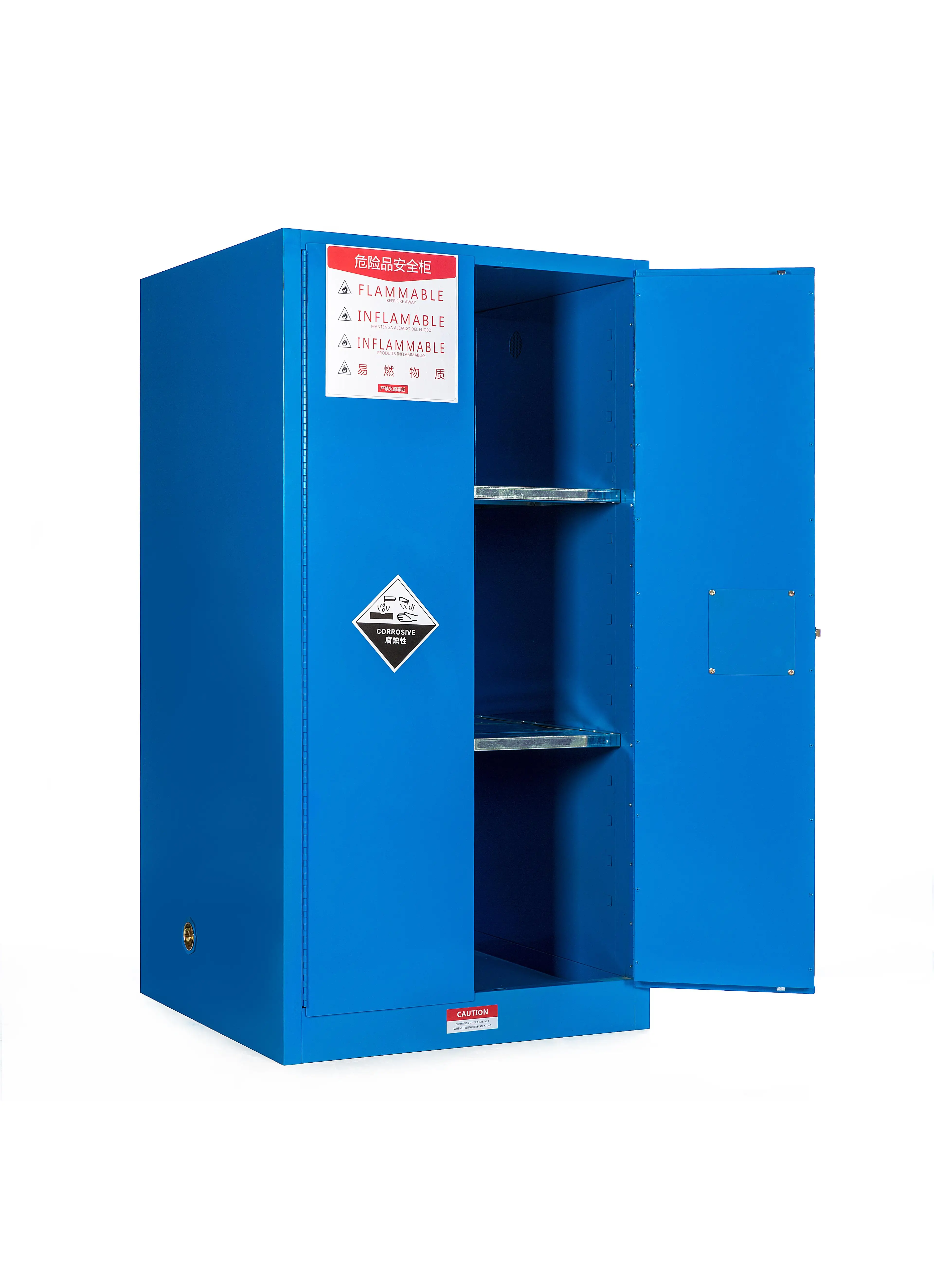 Industrial Battery Storage Cabinet Wholesale price 60 90 110 Gallons Fireproof Flammable Safety Cabinet Chemical Liquid Storage