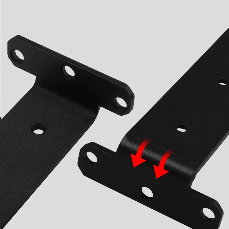 Metal Heavy Duty Wall Mounted Shelf Support Stainless Steel T Shape Shelf Bracket Invisible Wooden Board Bracket