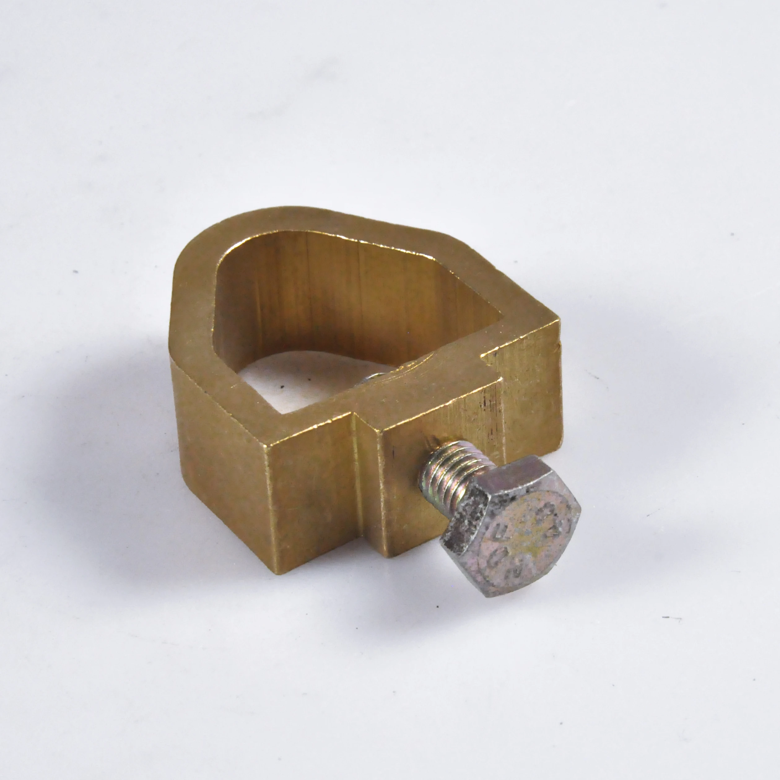 A shape Brass copper Rod  tape earth clamp for lightning protection