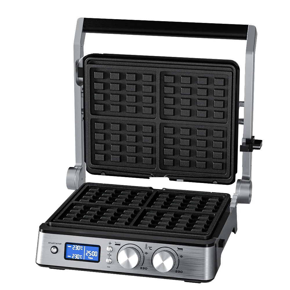 Good Selling Bbq Steak Hamburger Panini Electric Sandwich Maker Meat Roaster Machine Egg Contact Grill