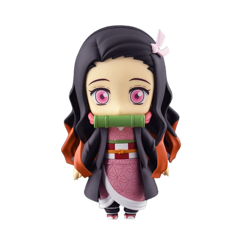 Японское аниме Kimetsu no Yaiba Q-Version 1194 # Nezuko Kamado фигурка, изменяющая лицо, кукла, милая мультяшная фигурка