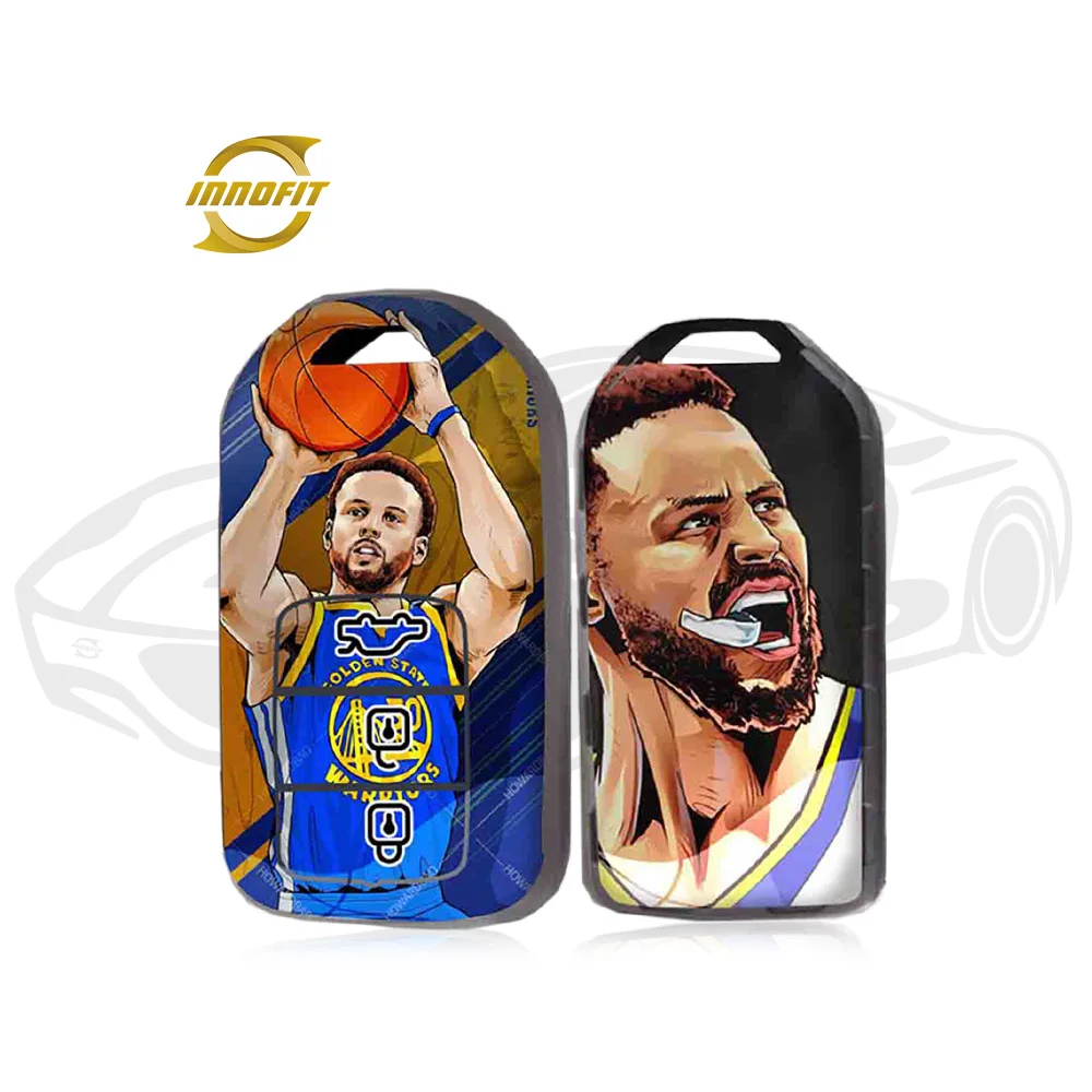 Innofit Basketball Stars Car Key Cover TPU Personalization Custom For Honda Dongfeng HereyouCAN Hong Qi JAC LYNKCO Mahindra