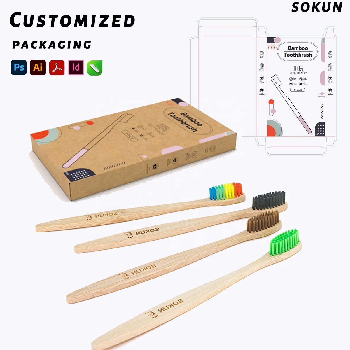 Wholesale Price Custom Bamboo Toothbrush Tooth Brush Toothbrushes Production Line