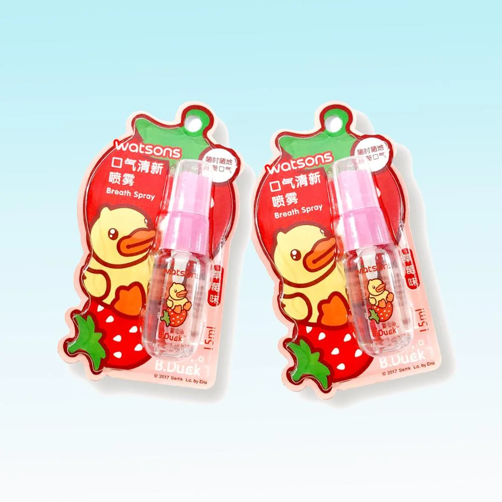 Factory Custom Portable Sea Salt Lemon Breath Freshener Moist Oral Care Mouth Spray Mix Fruit Breath Spray 6.3ml