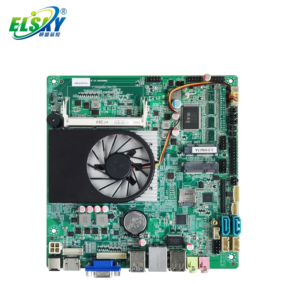ELSKY Core i5 5-го поколения 5200U/5300U двухъядерный 2,0 ГГц DDR3 EDP mini itx материнская плата с разъемом fcpga946 встроенный Китай горячая распродажа
