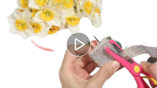 Self-Adhesive Rhinestone Ribbons Roll Crystal Diamond Bling Glittering Rhinestones Sticker for Shoes Wrap
