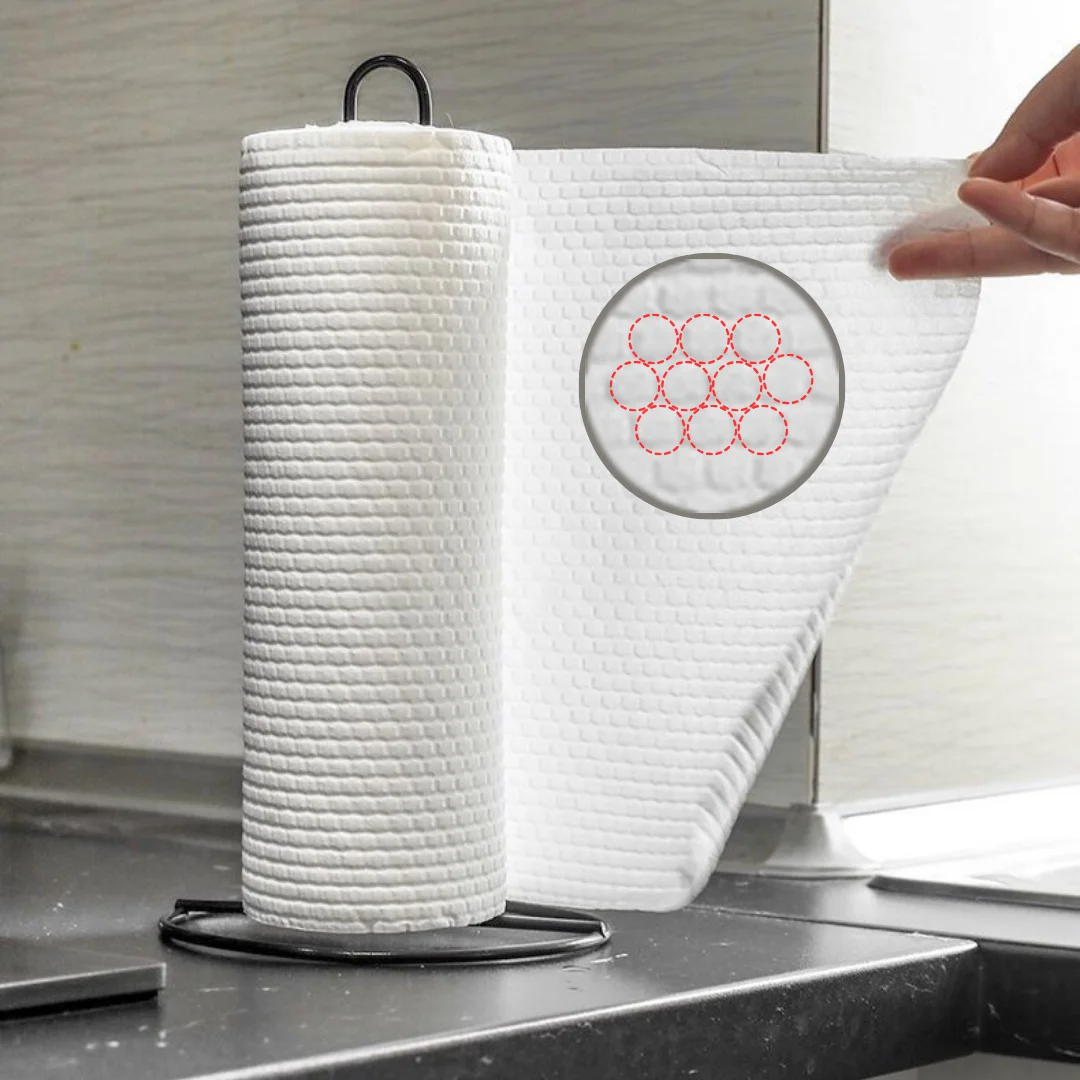 Heavy Duty Reusable Cotton Cleaning Wipes Disposable Dish Cloths and Rags for Kitchen Use