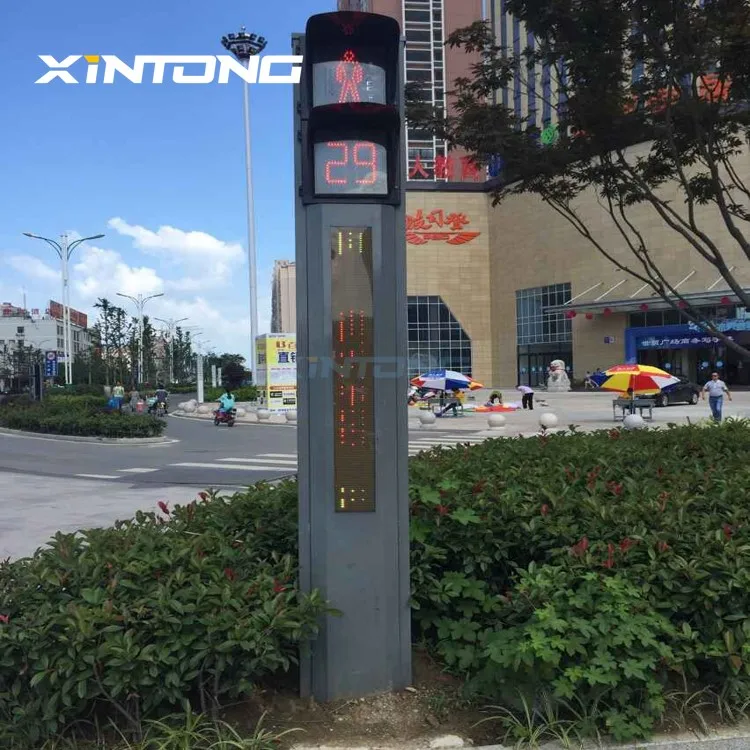 XINTONG все в одном, динамический пешеходный светодиодный светофор, добавка
