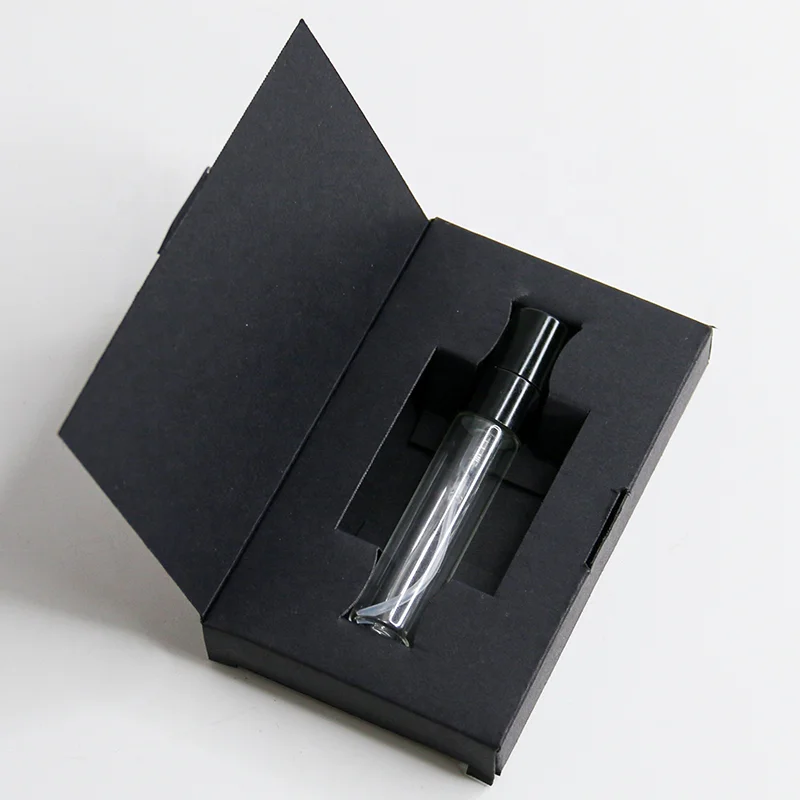 Portable Mini Travel Size 2ml 3ml 5ml 10ml Glass Atomizer Perfume Bottle Glass Spray Vials with Paper Box