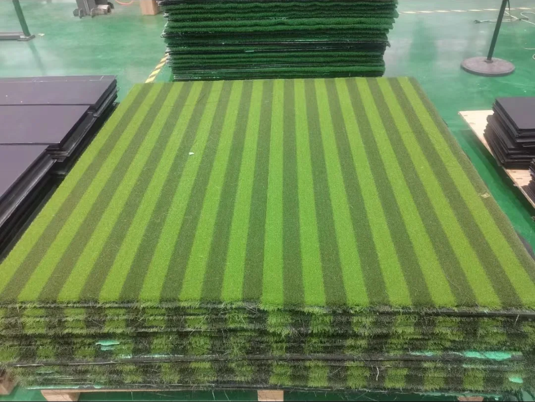 Indoor/Outdoor Golf Hitting Mats Stripe Guide Alignment Alignment Artificial Turf Swing Trainer Home Backyard Drives Training
