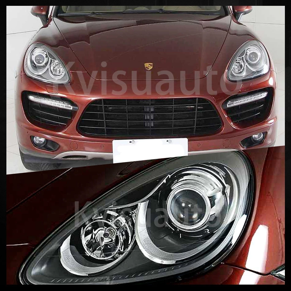 CQL 2.5 Inch H1 H7 H11 Universal Bi Xenon HID Projector Lens with center ring 3 inch CB shroud