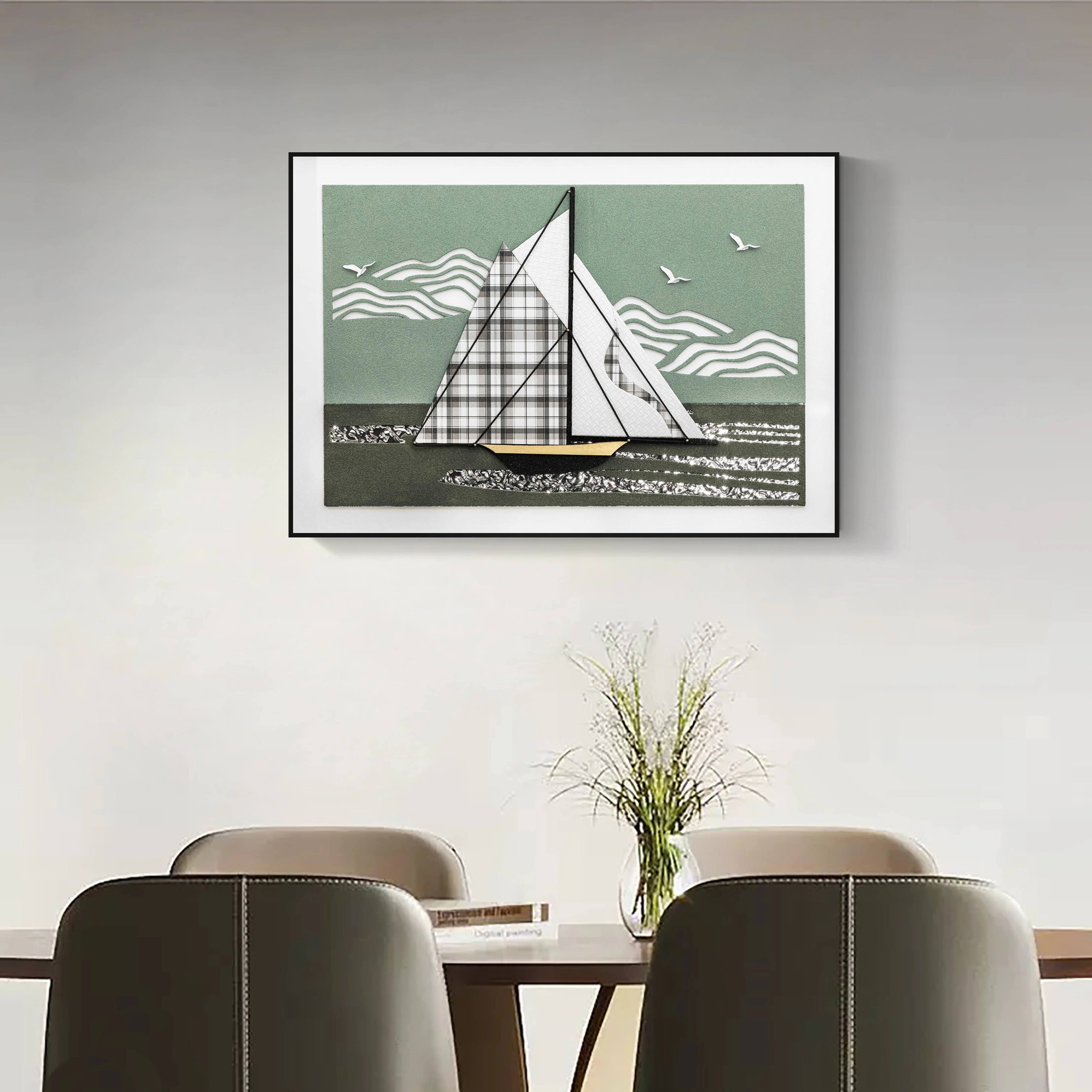 hanging paintings   painting wall decor   simple modern   Framed Wall Arts   home decoration   Custom High Quality