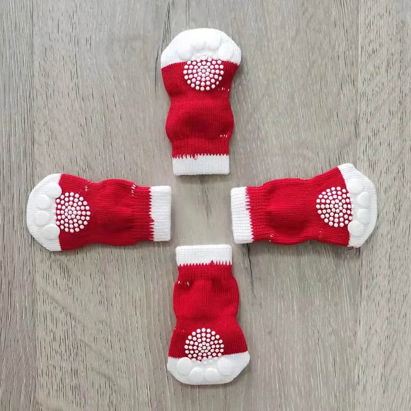 Hot Christmas floor pet dog socks