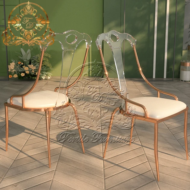 Acrylic Tiffany  Wholesale  Acrylic Chaises De Mariage Wedding Chair