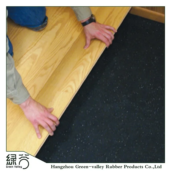 Rubber underlay mat Flooring Soundproof Rubber Carpet Underlay Acoustic Underlayment