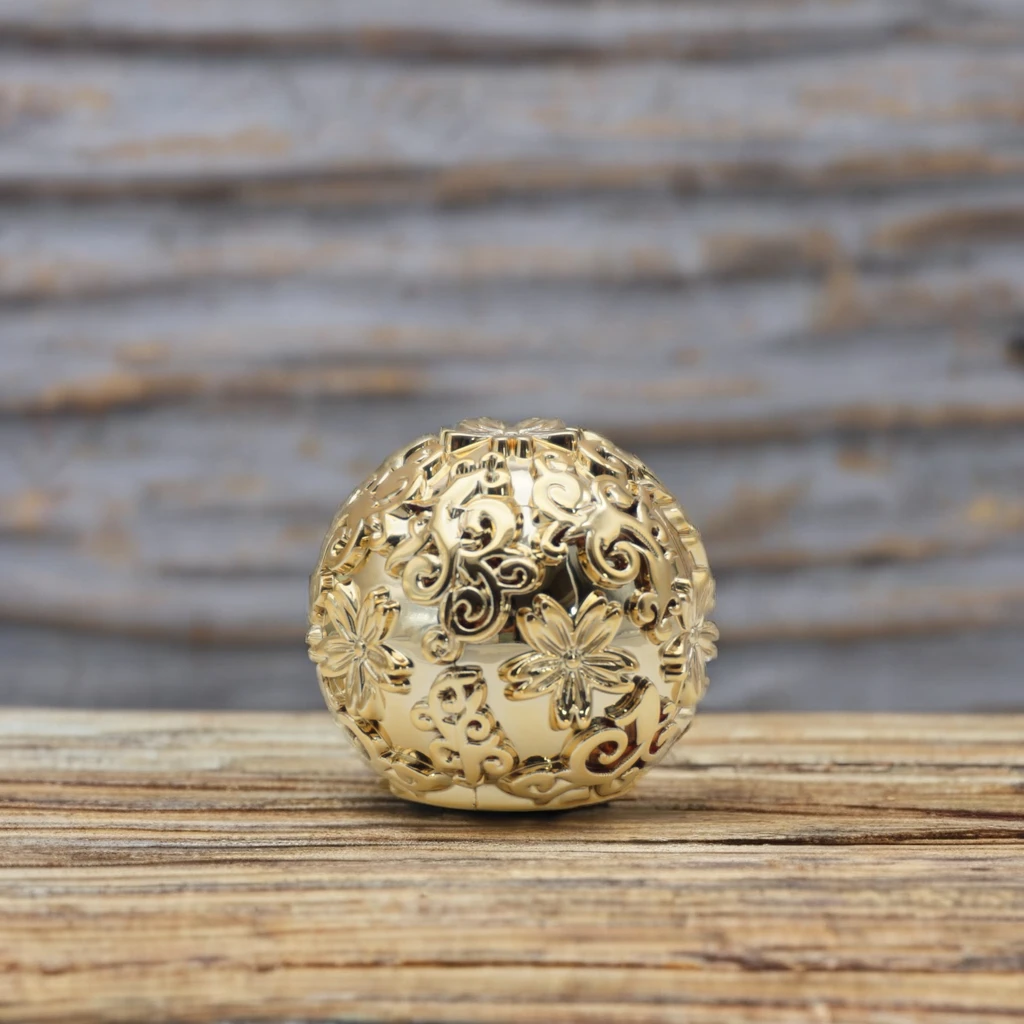 Luxury Empty Perfume Glass Bottle cap Custom Size Metal Zamac Ball Perfume Cap Magnetic Closure Lids & Bottle Closures