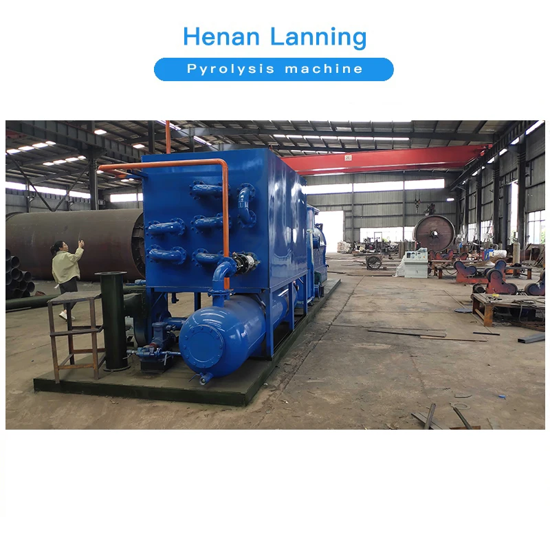 Pyrolysis waste tyre plastic  machine 3 ton waste pyrolysis plants
